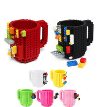 Load image into Gallery viewer, 350ml DIY Building Blocks Toy Milk Cups Coffee Mugs Compatible Legoings Creative Kit Enlighten Toys for Children Birthday Gifts